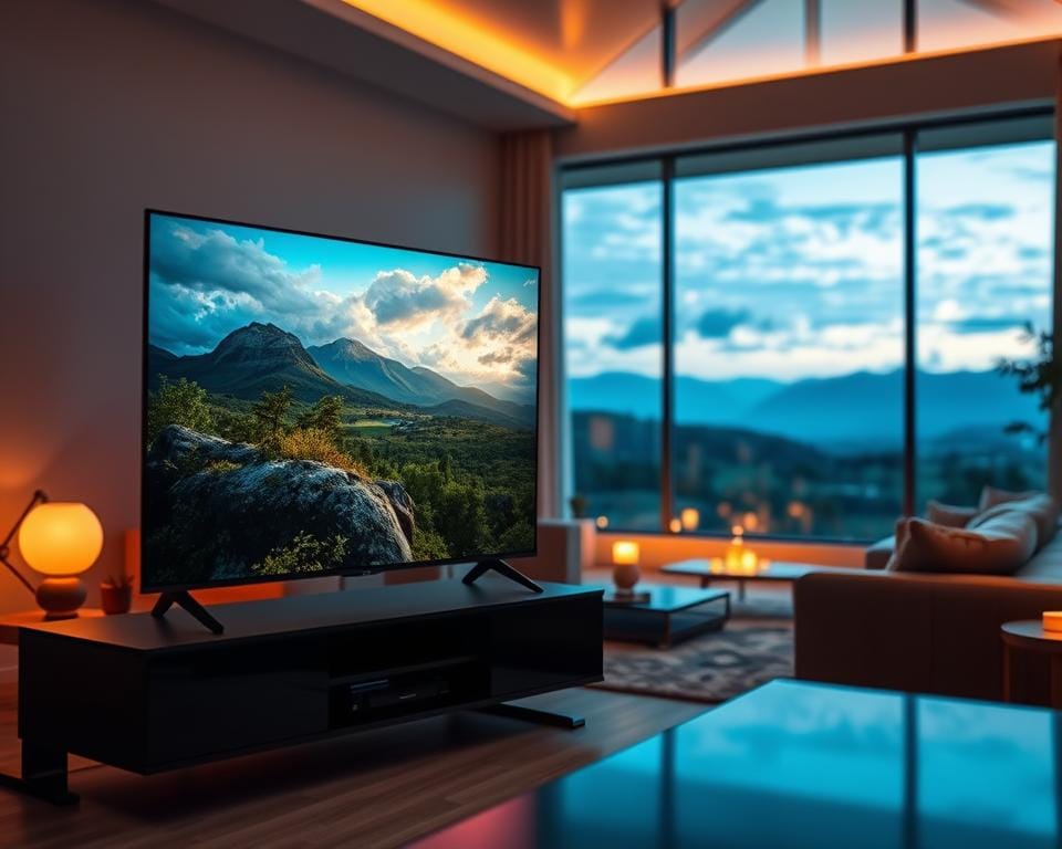 A high-resolution, vibrant streaming scene. In the foreground, a sleek, modern television set displays a captivating nature documentary, the image crisp and lifelike. The middle ground features a cozy living room, with plush seating and ambient lighting creating a inviting atmosphere. In the background, a large window overlooks a picturesque landscape, the view enhanced by the superior image quality. The overall scene conveys a sense of immersion and clarity, reflecting the superior streaming experience described in the article. A high-resolution, vibrant streaming scene. In the foreground, a sleek, modern television set displays a captivating nature documentary, the image crisp and lifelike. The middle ground features a cozy living room, with plush seating and ambient lighting creating a inviting atmosphere. In the background, a large window overlooks a picturesque landscape, the view enhanced by the superior image quality. The overall scene conveys a sense of immersion and clarity, reflecting the superior streaming experience described in the article.