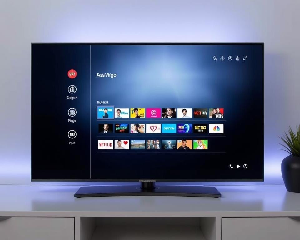 A modern, sleek IPTV interface with a well-organized electronic program guide (EPG). The foreground features a clean, minimalist layout with intuitive icons and easy-to-navigate menus. The middle ground showcases a comprehensive EPG displaying a grid of current and upcoming TV programs, allowing users to effortlessly browse and select content. In the background, a subtle gradient or abstract pattern creates a polished, sophisticated atmosphere. Soft, indirect lighting illuminates the interface, enhancing the overall user-friendly experience. The composition emphasizes simplicity, clarity, and attention to detail, reflecting the high-quality IPTV service described in the article. A modern, sleek IPTV interface with a well-organized electronic program guide (EPG). The foreground features a clean, minimalist layout with intuitive icons and easy-to-navigate menus. The middle ground showcases a comprehensive EPG displaying a grid of current and upcoming TV programs, allowing users to effortlessly browse and select content. In the background, a subtle gradient or abstract pattern creates a polished, sophisticated atmosphere. Soft, indirect lighting illuminates the interface, enhancing the overall user-friendly experience. The composition emphasizes simplicity, clarity, and attention to detail, reflecting the high-quality IPTV service described in the article.