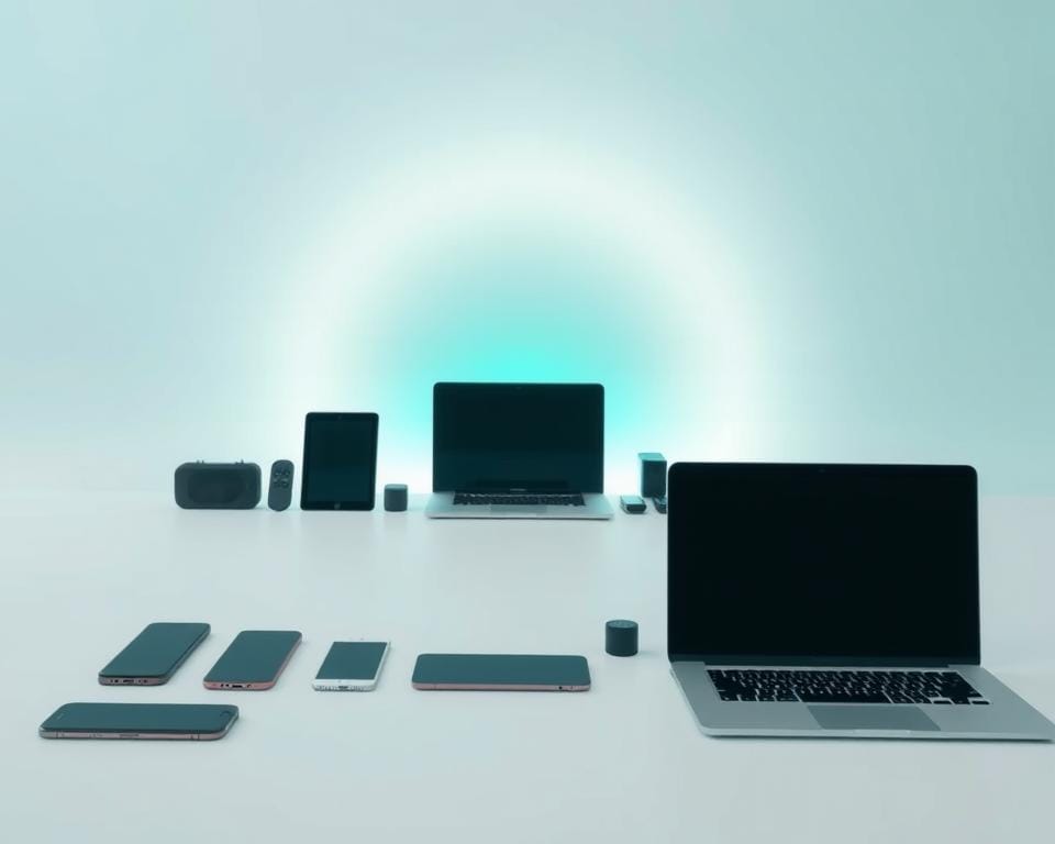 A serene minimalist scene depicting flexible subscription options. In the foreground, an array of digital devices - smartphones, tablets, and laptops - are neatly arranged on a clean, white surface, representing the different platforms for accessing the IPTV service. The middle ground features a soft, ethereal glow emanating from the devices, creating a sense of connectivity and accessibility. The background is a calming gradient of blues and greens, evoking a sense of tranquility and flexibility. The overall composition conveys the ease and versatility of the IPTV subscription options, inviting the viewer to explore the service across multiple devices and platforms. A serene minimalist scene depicting flexible subscription options. In the foreground, an array of digital devices - smartphones, tablets, and laptops - are neatly arranged on a clean, white surface, representing the different platforms for accessing the IPTV service. The middle ground features a soft, ethereal glow emanating from the devices, creating a sense of connectivity and accessibility. The background is a calming gradient of blues and greens, evoking a sense of tranquility and flexibility. The overall composition conveys the ease and versatility of the IPTV subscription options, inviting the viewer to explore the service across multiple devices and platforms.