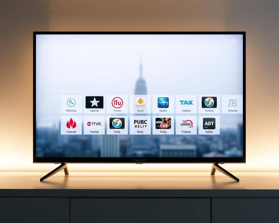 A sleek, minimalist IPTV player software interface, showcasing a clean and intuitive design. The main window displays a grid of channels, with clear icons and high-quality thumbnails. The background features a subtle, blurred cityscape, conveying a sense of urban sophistication. Soft, diffused lighting illuminates the scene, creating a warm, inviting atmosphere. The user controls are neatly arranged, with intuitive buttons for playback, settings, and channel navigation. The overall presentation is modern, streamlined, and optimized for easy, hassle-free IPTV viewing. A sleek, minimalist IPTV player software interface, showcasing a clean and intuitive design. The main window displays a grid of channels, with clear icons and high-quality thumbnails. The background features a subtle, blurred cityscape, conveying a sense of urban sophistication. Soft, diffused lighting illuminates the scene, creating a warm, inviting atmosphere. The user controls are neatly arranged, with intuitive buttons for playback, settings, and channel navigation. The overall presentation is modern, streamlined, and optimized for easy, hassle-free IPTV viewing.