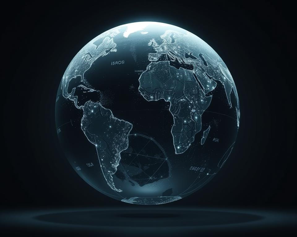 A vast, three-dimensional globe of the world, its continents and oceans rendered in intricate detail. The globe is suspended in a minimalist, high-contrast environment, bathed in a soft, directional light that casts dramatic shadows. The camera angle is slightly low, giving a sense of scale and grandeur to the scene. The overall mood is one of global connectivity, with a sense of technology and modernity. The globe's surface is dotted with glowing, pulsating nodes, representing the worldwide coverage and accessibility of television signals, creating a visual metaphor for the "wereldwijde dekking televisie" concept. A vast, three-dimensional globe of the world, its continents and oceans rendered in intricate detail. The globe is suspended in a minimalist, high-contrast environment, bathed in a soft, directional light that casts dramatic shadows. The camera angle is slightly low, giving a sense of scale and grandeur to the scene. The overall mood is one of global connectivity, with a sense of technology and modernity. The globe's surface is dotted with glowing, pulsating nodes, representing the worldwide coverage and accessibility of television signals, creating a visual metaphor for the "wereldwijde dekking televisie" concept.