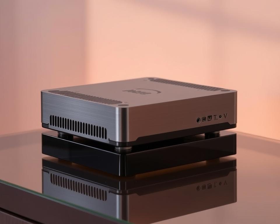 An affordable, high-performance IPTV box with a sleek, modern design. The Formuler Z10 NEO stands on a glossy black base, its brushed aluminum body reflecting the soft lighting from above. Intricate vents and ports line the sides, hinting at the powerful internals within. The box sits atop a glass or wooden surface, surrounded by a minimalist, clutter-free environment that accentuates its premium aesthetic. Warm, directional lighting casts shadows that emphasize the box's clean lines and contours, giving it a sense of depth and solidity. The overall mood is one of understated elegance and technological prowess, perfectly suited to showcase this capable and affordable IPTV solution. An affordable, high-performance IPTV box with a sleek, modern design. The Formuler Z10 NEO stands on a glossy black base, its brushed aluminum body reflecting the soft lighting from above. Intricate vents and ports line the sides, hinting at the powerful internals within. The box sits atop a glass or wooden surface, surrounded by a minimalist, clutter-free environment that accentuates its premium aesthetic. Warm, directional lighting casts shadows that emphasize the box's clean lines and contours, giving it a sense of depth and solidity. The overall mood is one of understated elegance and technological prowess, perfectly suited to showcase this capable and affordable IPTV solution.